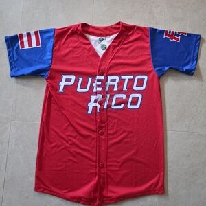 Puerto Rico Roberto Clemente 21 Jersey Sizes Available: Small And Medium